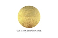 an image of a gold circle with the words'abhi edition sunn' written on it